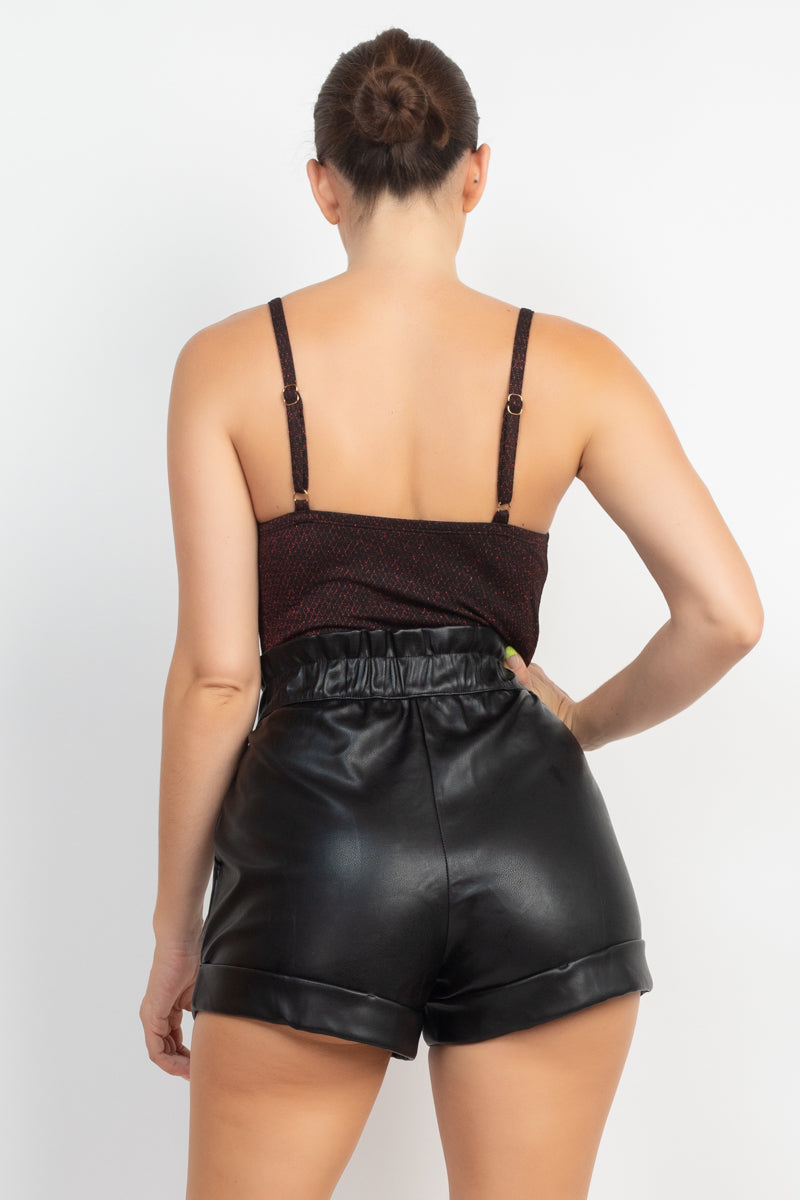 Lurex Sweetheart Cami Bodysuit Smile Sparker