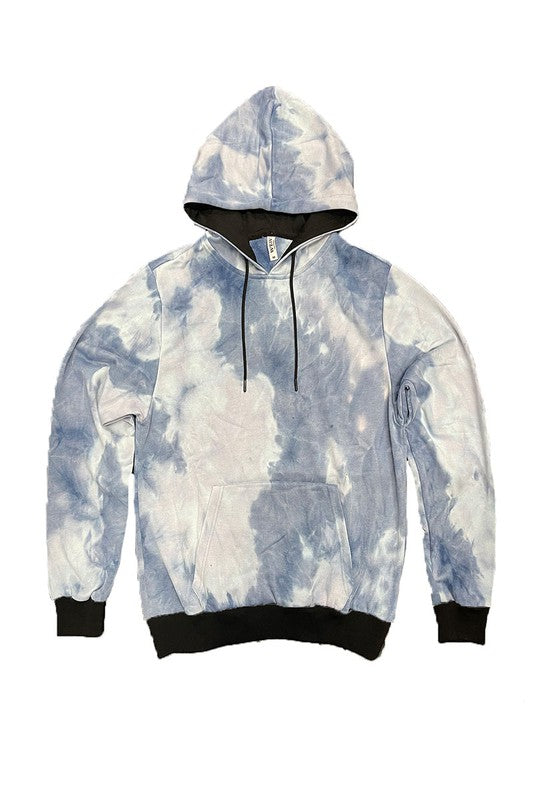 Mens Cotton Tye Dye Hoodie Smile Sparker