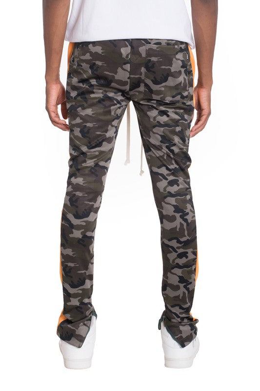 NEUTRAL BLACK CAMO TRACK PANTS Smile Sparker