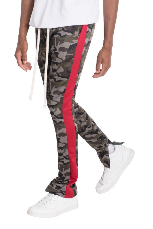 NEUTRAL BLACK CAMO TRACK PANTS Smile Sparker