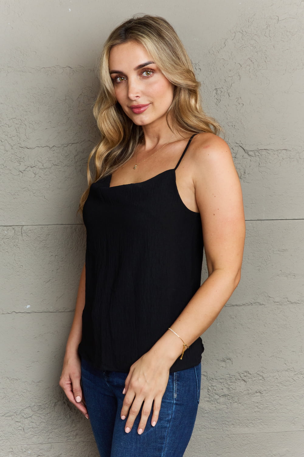 Ninexis For The Weekend Loose Fit Cami - TOPS - Black