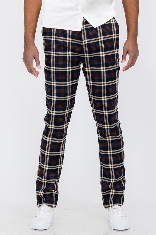 Plaid Trouser Pants Smile Sparker