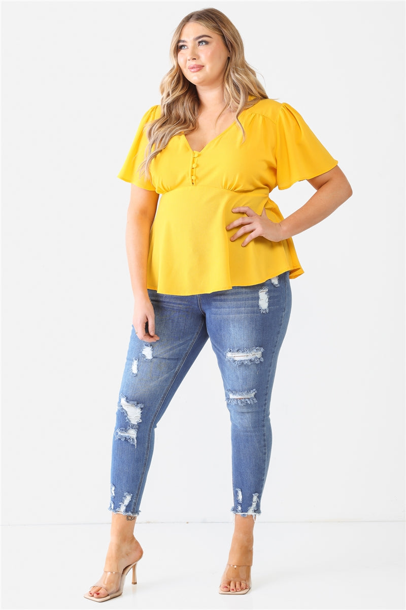 Plus Tie Detail Flare Top Smile Sparker