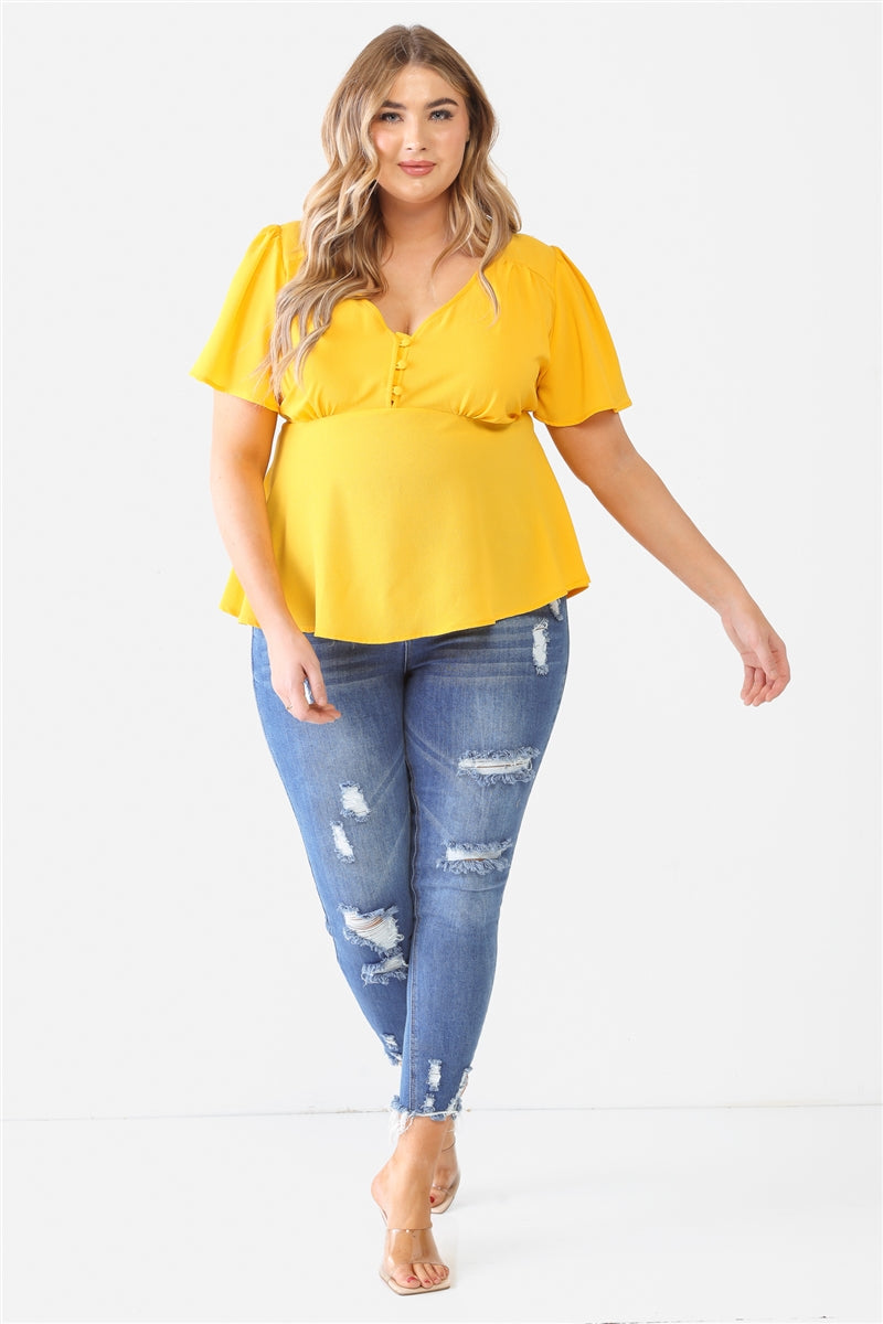 Plus Tie Detail Flare Top Smile Sparker