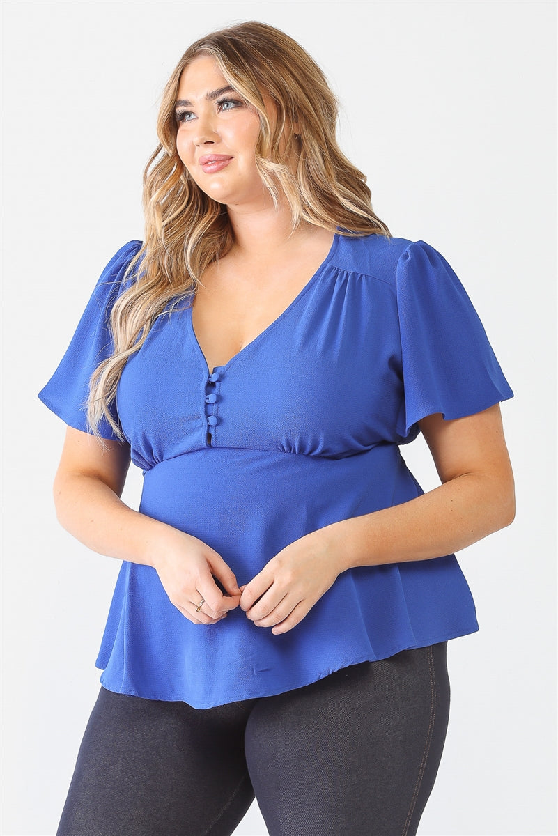 Plus Tie Detail Flare Top Smile Sparker