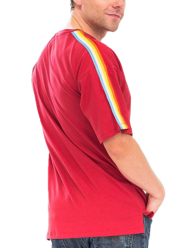 RAINBOW TAPE SHORT SLEEVE TSHIRT Smile Sparker