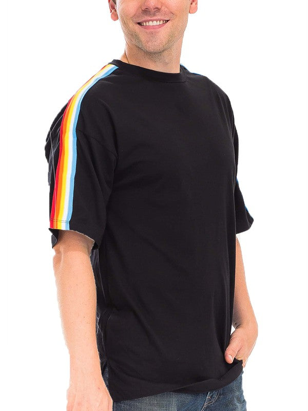 RAINBOW TAPE SHORT SLEEVE TSHIRT Smile Sparker
