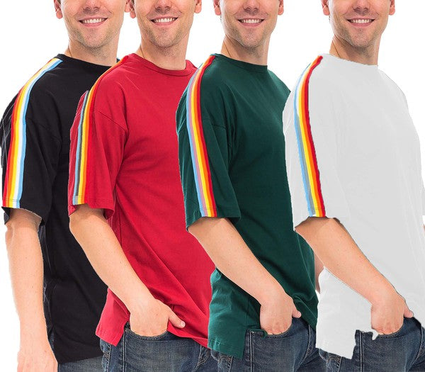 RAINBOW TAPE SHORT SLEEVE TSHIRT Smile Sparker