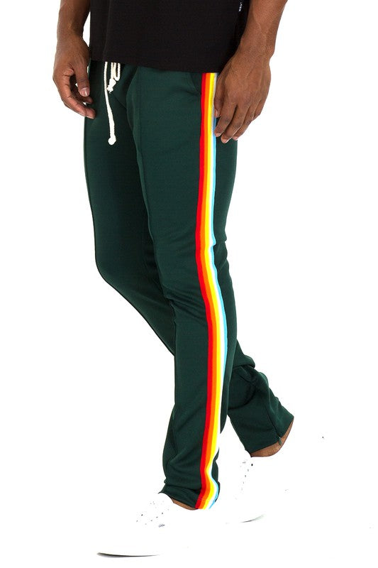 RAINBOW TAPE TRACK PANTS Smile Sparker