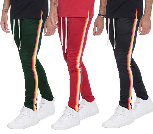 RAINBOW TAPE TRACK PANTS Smile Sparker