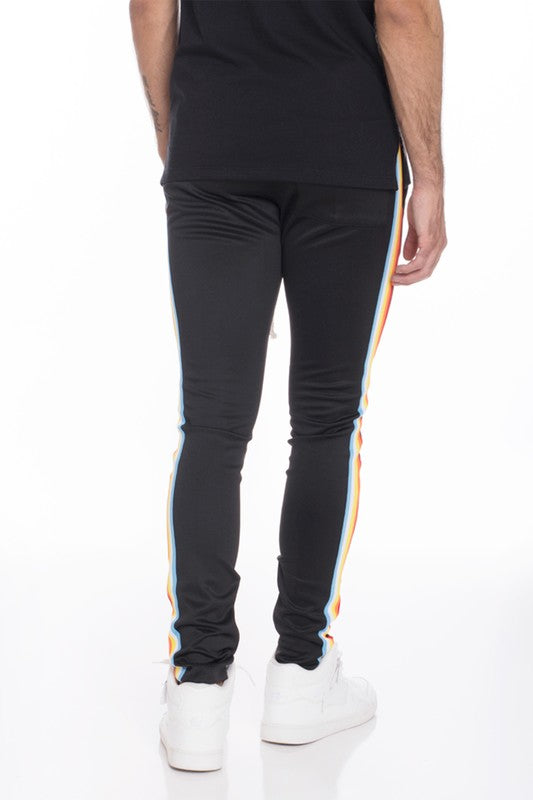 RAINBOW TAPE TRACK PANTS Smile Sparker