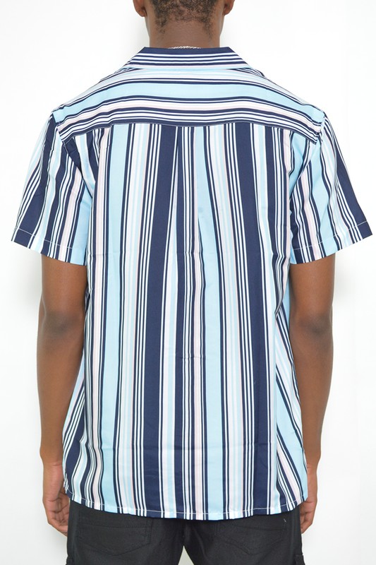 Short Sleeve Button Down Shirt Smile Sparker