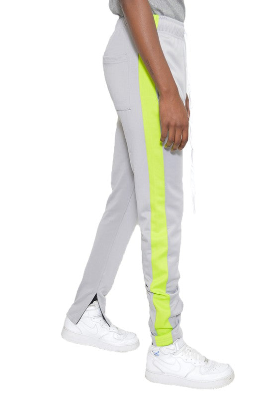 SINGLE STRIPE ANKLE ZIPPER TRACK PANTS Smile Sparker