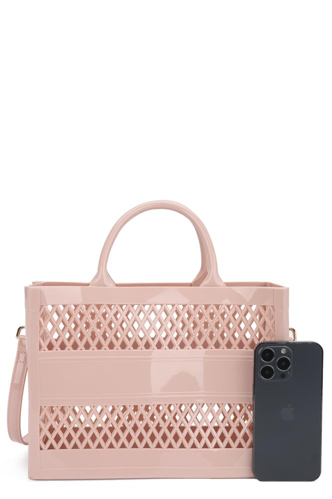Smooth Vented Design Handle Bag Smile Sparker