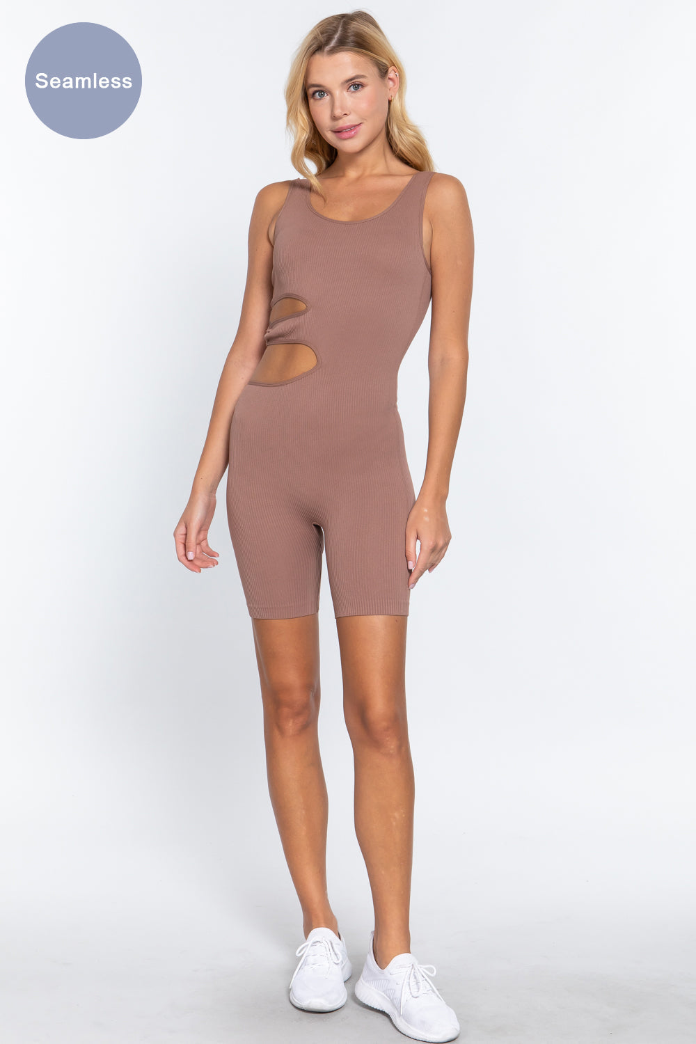 Suave Cut-out Seamless Romper Smile Sparker