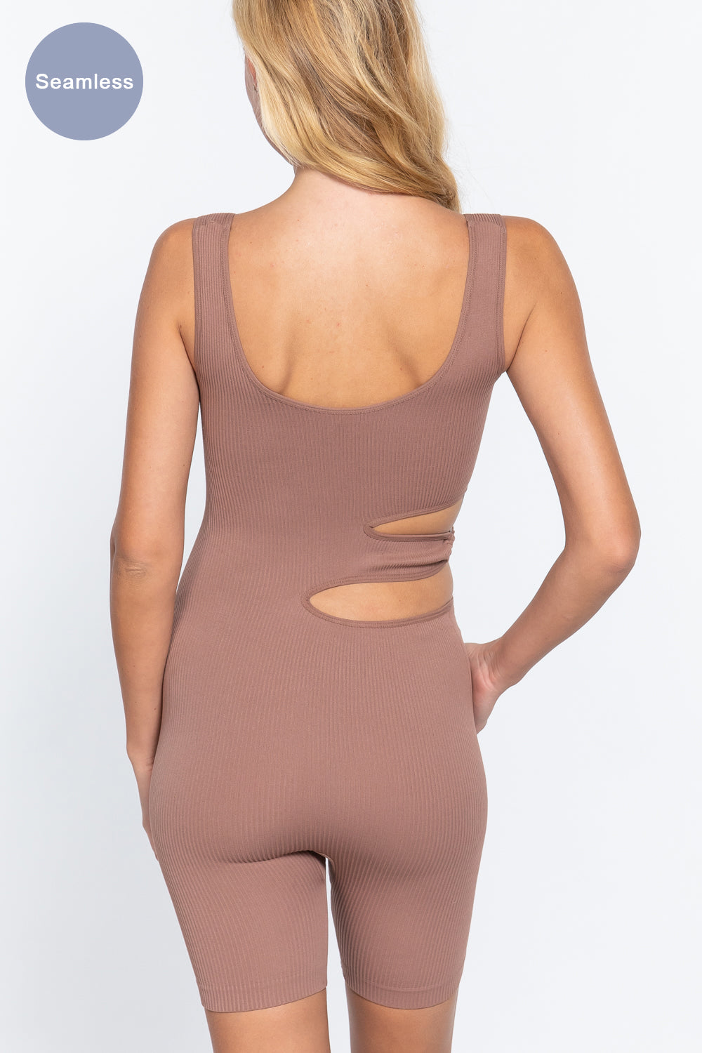 Suave Cut-out Seamless Romper Smile Sparker