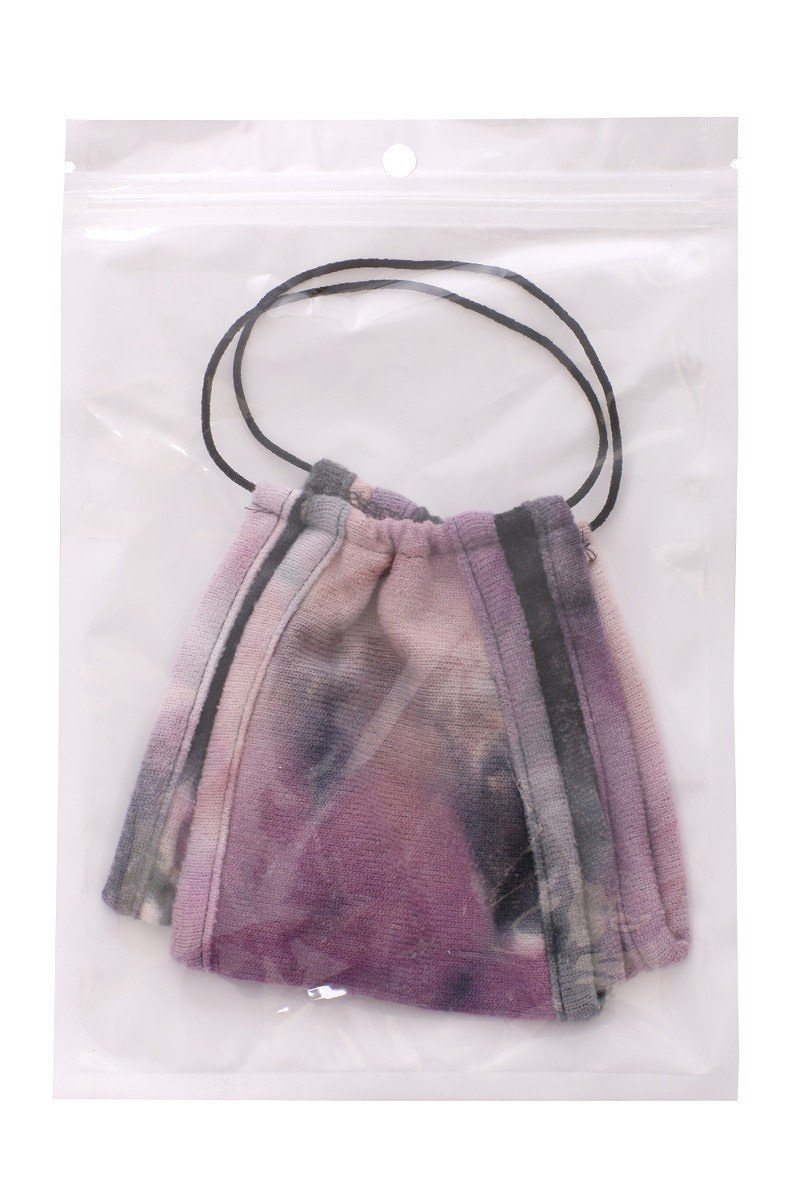 Tie Dye Trifold Reusable Face Mask Smile Sparker