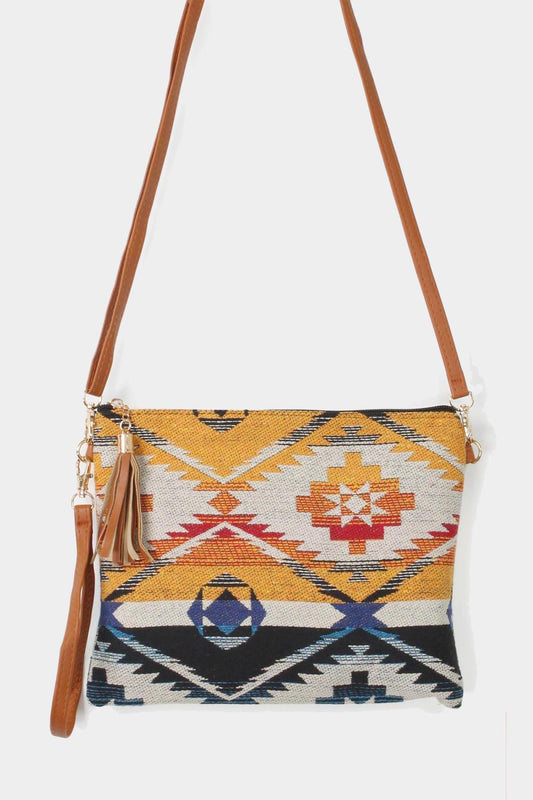 Aztec Woven Crossbody/clutch Bag Smile Sparker