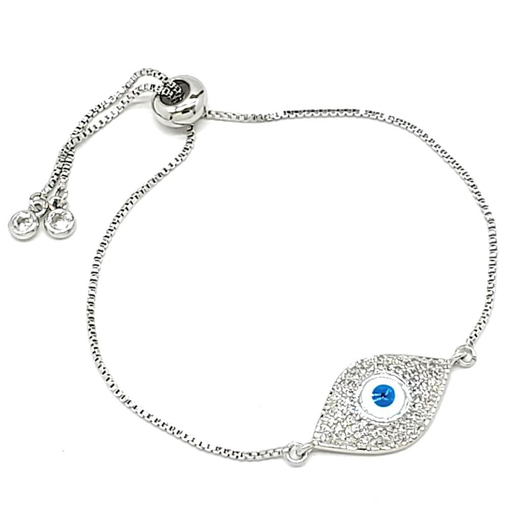 Evil Eye Adjustable Bracelet Smile Sparker