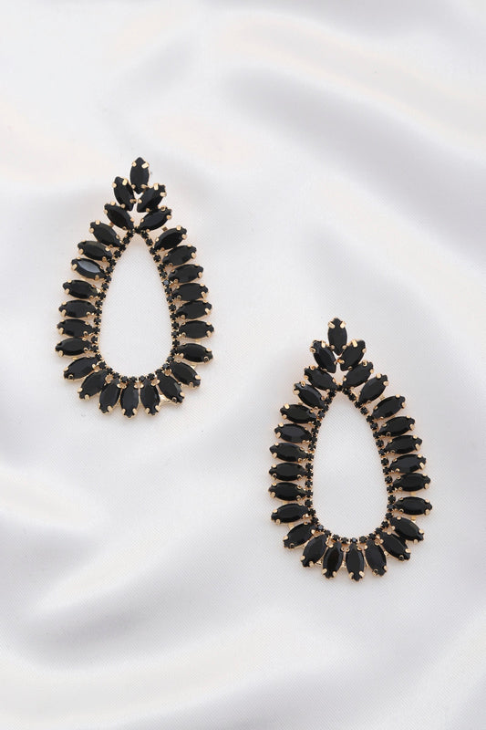 Marquise Teardrop Rhinestone Dangle Earring Smile Sparker