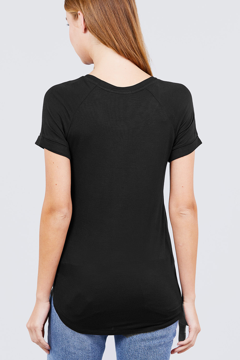 Short Raglan Slv Rayon Jersey Top Smile Sparker