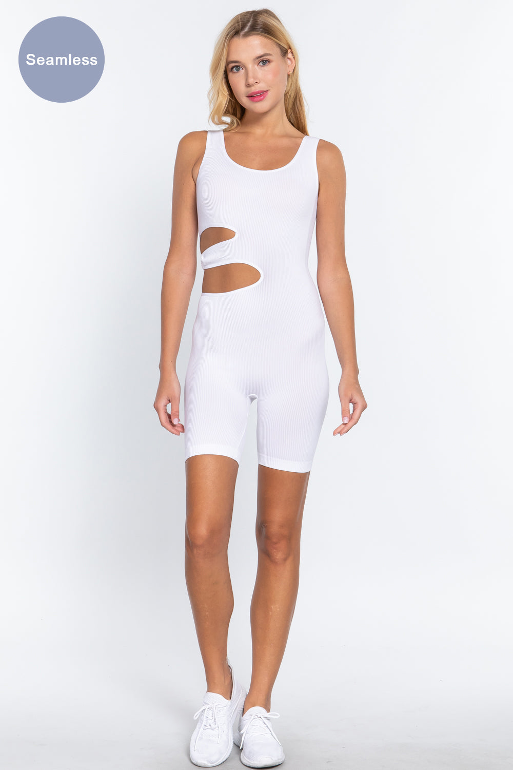 Suave Cut-out Seamless Romper Smile Sparker