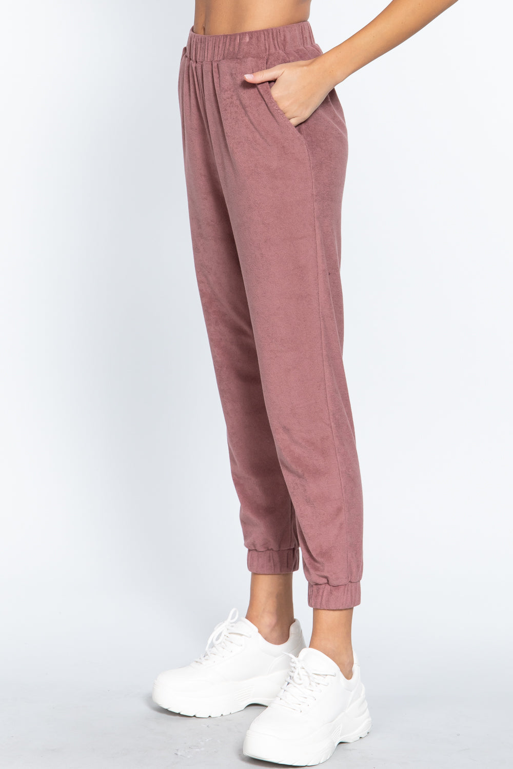 Terry Towelling Long Jogger Pants Smile Sparker